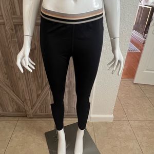 aether apparel women's contrast waistband leggings size L